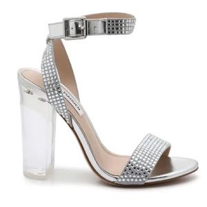 Steve Madden Valenty Sandal - Silver Metallic